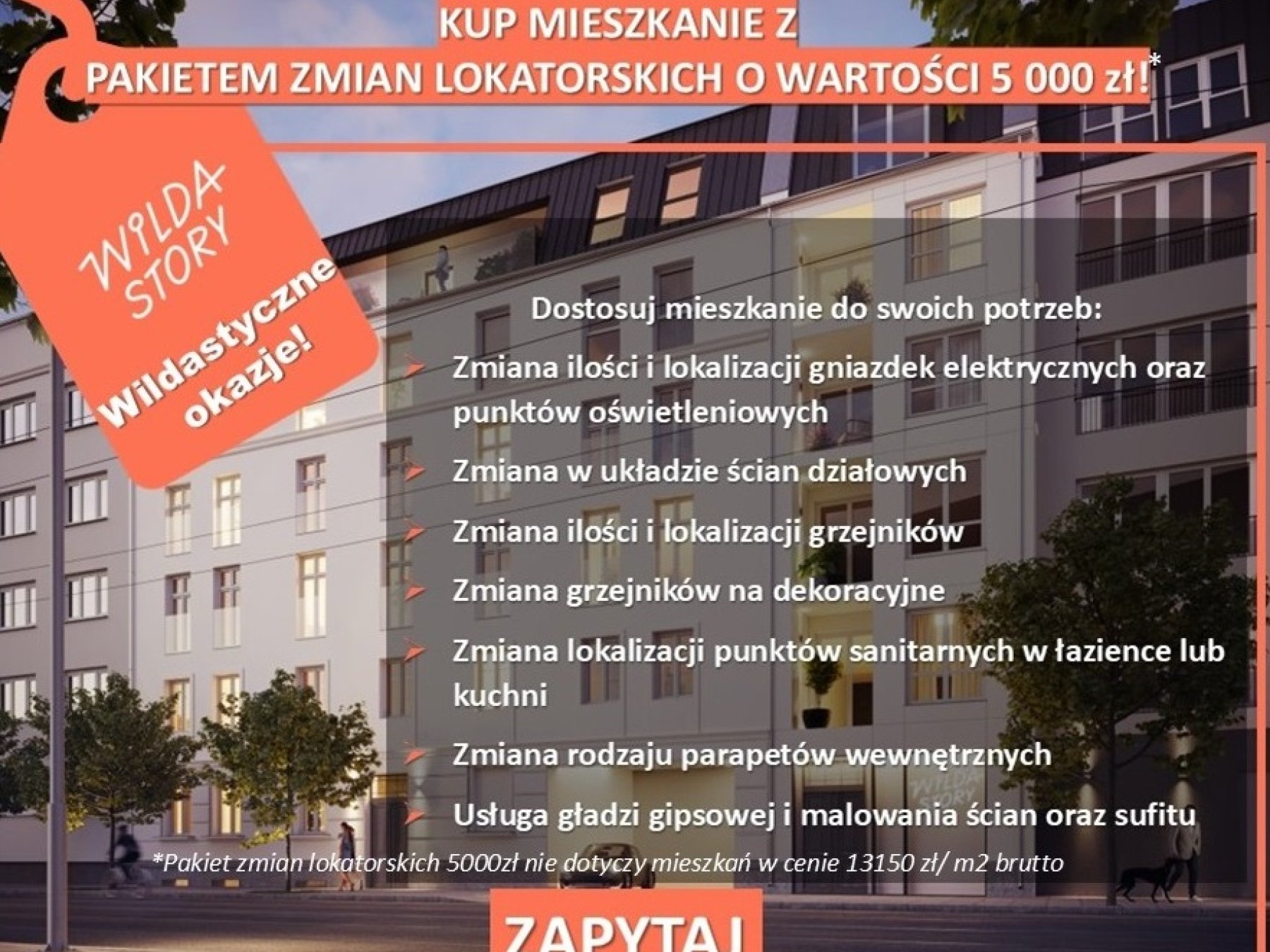 Pakiet 5000 zł na zmiany lokatorskie!